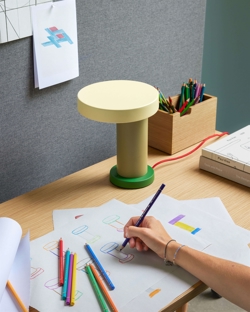 Magic lampa stołowa, zielona/oliwkowa