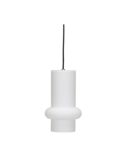 Pilule Down pendel, matowa biel