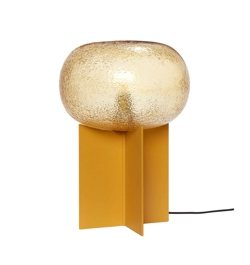 Lampa stołowa Podium, bursztynowa