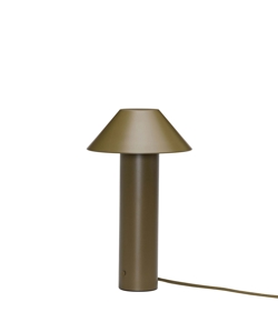 Lampa stołowa Tower, ciemnozielona