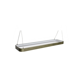 Tube lampa wisząca small, metallic ciemnozielony