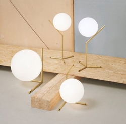 IC Light lampa stołowa, T1 Low chrom