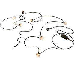 Cherry Bubbls Plug łańcuch świetlny, czarny