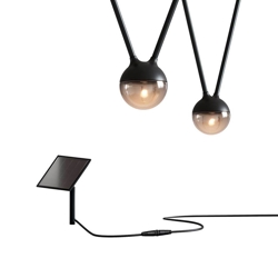 Cherry Bubbls Solar łańcuch świetlny, czarny