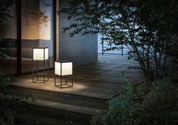 Fil lampa solarna / lampa bateryjna mała, deep black