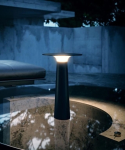 Lix lampa bateryjna / lampka stołowa, jet black