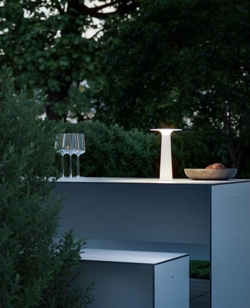 Lix lampa bateryjna / lampka stołowa, pearl white