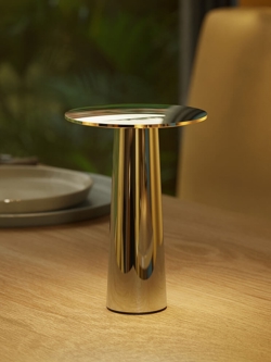 Lix mini lampa bateryjna / lampka stołowa, mosiądz