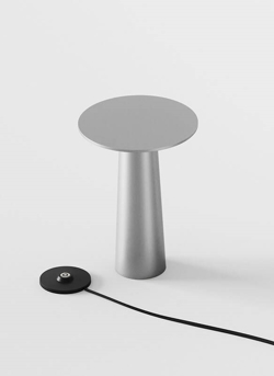 Lix mini lampa bateryjna / lampka stołowa, frozen silver