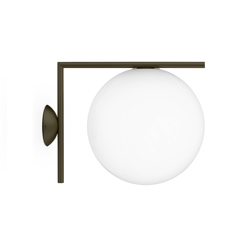 IC Light C/W2 zewnętrzna lampa ścienna/sufitowa, brązowa