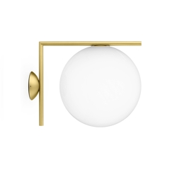 IC Light C/W2 zewnętrzna lampa ścienna/sufitowa, mosiądz