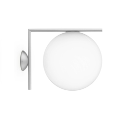 IC Light C/W2 zewnętrzna lampa ścienna/sufitowa, szczotkowana stal nierdzewna