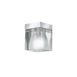 Ice Cube downlight, przezroczysty/chrom