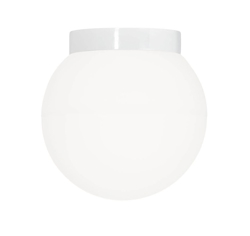 Classic Globe 300 lampa sufitowa / ścienna IP44, biały/matowy opal