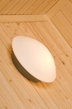 Contrast Solhem Sauna lampa sufitowa / ścienna, szara