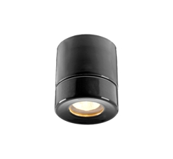 Light On Downlight lampa sufitowa IP44, czarna