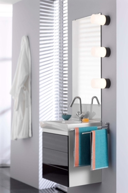 Opus 100/175 lampa sufitowa / ścienna, szara