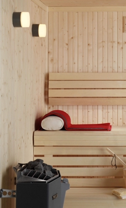 Opus 100/100 Sauna kinkiet, szary