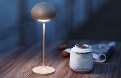 Clan Mini lampa bateryjna, szampańska