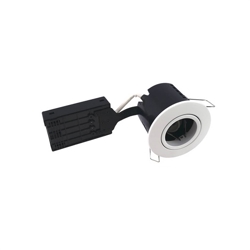 Spot wpuszczany / downlight - szybki montaż, matowy biały