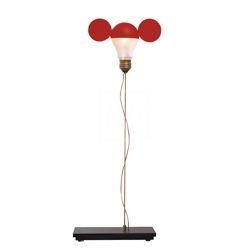 I Ricchi Poveri Toto lampa stołowa, czerwona