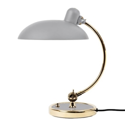 KAISER idell 6631-T Luxus lampa stołowa, easy grey/mosiądz