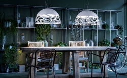 Kelly Large Dome lampa wisząca, biała