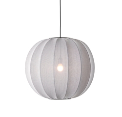 Knit-Wit Ø60 okrągła lampa wisząca, silver