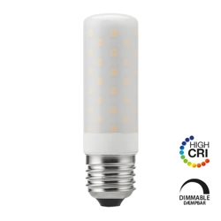 LED T28 żarówka rurowa 8W E27 opal Dim CRI 90
