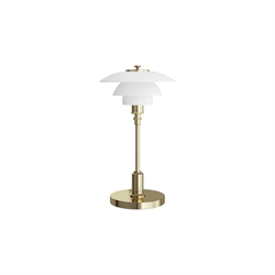 PH 1/1 Portable lampa stołowa / lampa akumulatorowa, mosiądz