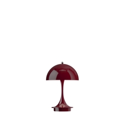 Panthella 160 Portable V3 lampa stołowa/bateria, opaque burgundy