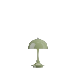 Panthella 160 Portable V3 lampa stołowa / bateryjna, opaque moss zielony
