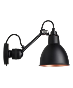 Lampe Gras No 304SW kinkiet, czarny/miedziany