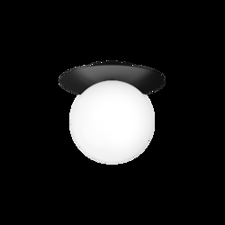 Liila 1 large kinkiet / lampa sufitowa, czarna/opala