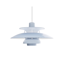PH 5 Ø320 Opal lampa wisząca, opal pale blue
