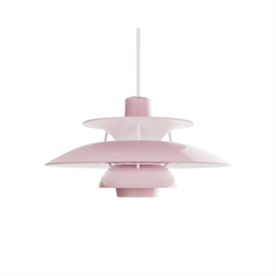 PH 5 Ø320 Opal lampa wisząca, opal pale rose