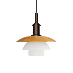 PH 3/3 lampa wisząca Centenary Edition, amber/opal