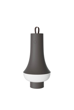 Tomoshi Portable lampa stołowa / lampa bateryjna, ciemnobrązowa