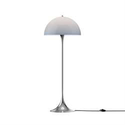Panthella 500 lampa podłogowa, chrom/niebieskoszary opal
