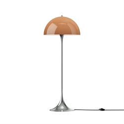 Panthella 500 lampa podłogowa, chrom/brązowy opal