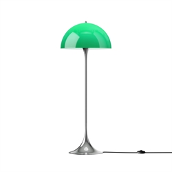 Panthella 500 lampa podłogowa, chrom/zielony opal