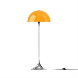 Panthella 500 lampa podłogowa, chrom/pomarańczowy opal