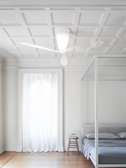Blow lampa sufitowa z wentylatorem base, opal