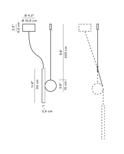 Doi zawieszenie rozeta, czarna
