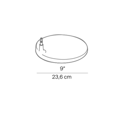 Fortebraccio lampa stołowa / podstawa lampy podłogowej, metal