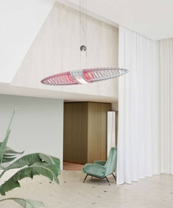 Queen Titania pendel z różowym filtrem i przeciwwagą