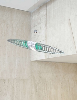 Queen Titania pendel z jasnoniebieskim filtrem i przeciwwagą