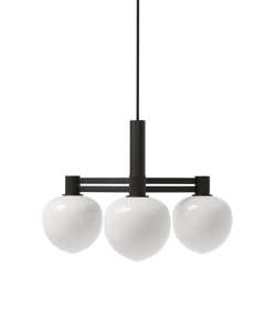 Memoir 3 żyrandol 120, czarny/opal