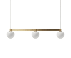 Memoir 3 side-by-side pendel 120, mosiądz/opal