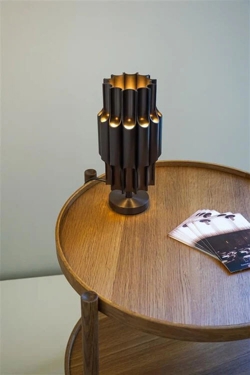 Pan lampa stołowa 120, brąz